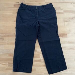 Talbots black cropped pants